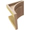Ekena Millwork 5"W x 5"D x 5"H Wide Viola Rough Cedar Woodgrain TimberThane Corbel, Primed Tan CORUR05X05X05VIORCPR - alternate 2